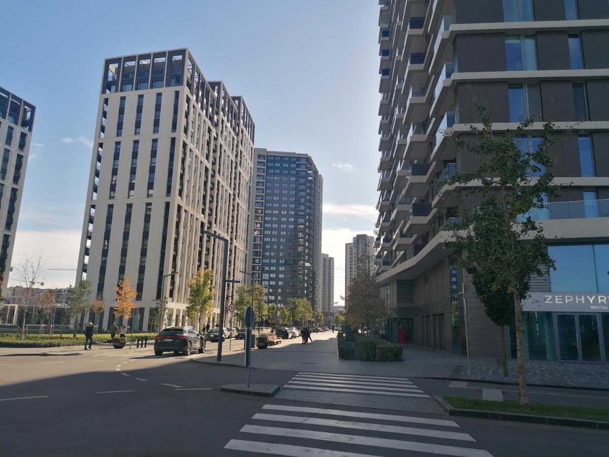 شقة Belgrade Waterfront Cozy Symphony 1 Sajmiste المظهر الخارجي الصورة